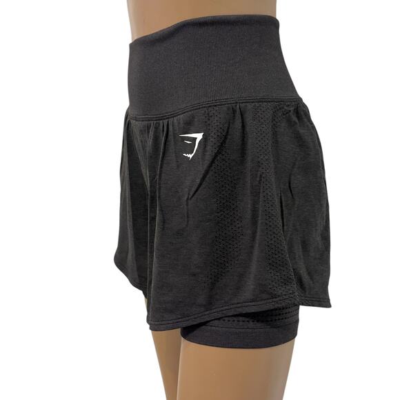 Gymshark XS Vital seamless 2.0  2-in-1 high waist shorts SH2 2274 - Picture 2 of 14